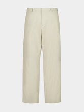 Gucci Beige Cotton Nylon Twill Trousers