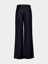 Gucci Dark Blue Light Wool Tailored Pants