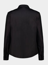Gucci Black Cotton Silk Embroidered Shirt