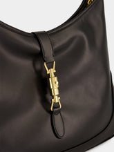 Gucci Black Leather Jackie 1961 Large Shoulder Bag