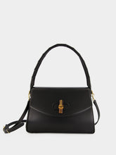 Gucci Black Bamboo Vendetta Medium Top Handle Bag