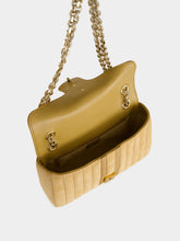 Gucci Sand GG Marmont Suede Shoulder Bag