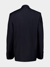 Gucci Dark Blue Light Wool Double-Breasted Jacket