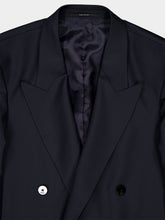 Gucci Dark Blue Light Wool Double-Breasted Jacket