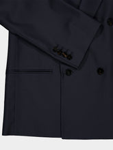 Gucci Dark Blue Light Wool Double-Breasted Jacket