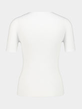 Gucci White Seamless Stretch Nylon Jersey T-Shirt