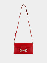 Gucci Red Horsebit Ristretto Medium Shoulder Bag