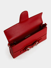 Gucci Red Horsebit Ristretto Medium Shoulder Bag