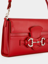Gucci Red Horsebit Ristretto Medium Shoulder Bag