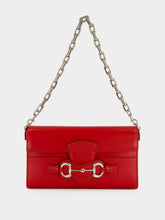 Gucci Red Horsebit Ristretto Medium Shoulder Bag