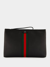 Gucci Black Calfskin Portfolio Pouch