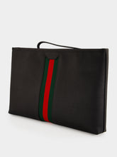Gucci Black Calfskin Portfolio Pouch