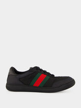 Gucci Black Padded Nylon Screener Sneakers