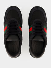 Gucci Black Padded Nylon Screener Sneakers