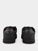 Gucci Black Padded Nylon Screener Sneakers