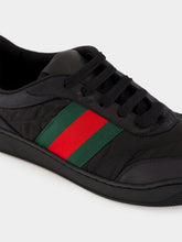 Gucci Black Padded Nylon Screener Sneakers
