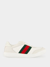 Gucci White Screener Padded Nylon Low-Top Sneakers