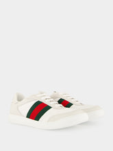 Gucci White Screener Padded Nylon Low-Top Sneakers