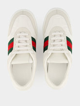 Gucci White Screener Padded Nylon Low-Top Sneakers