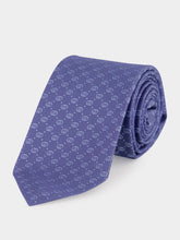 Gucci Light Blue Interlocking G Silk Jacquard Tie