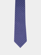 Gucci Light Blue Interlocking G Silk Jacquard Tie