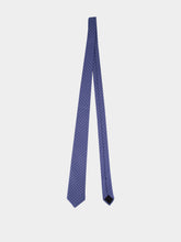 Gucci Light Blue Interlocking G Silk Jacquard Tie