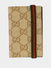 Gucci Sand and Dark Brown GG Card Case