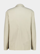 Gucci Beige Lightweight Cotton Nylon Blazer