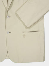 Gucci Beige Lightweight Cotton Nylon Blazer