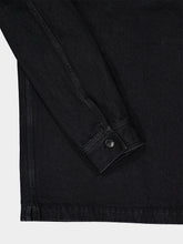 Saint Laurent Black Sand Cassandre Cotton Overshirt
