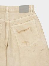 Balenciaga Beige Relaxed Fit Curved Cotton Jeans
