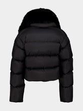 Gucci Black Padded Polyester Shearling Jacket