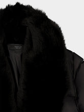 Gucci Black Padded Polyester Shearling Jacket