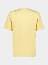 Auralee Yellow Beige Luster Plaiting Cotton T-Shirt