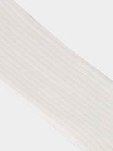 Auralee White Giza High Gauge Cotton Socks