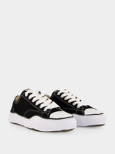 Maison Mihara Yasuhiro Black Peterson OG Sole Leather Low-Top Sneakers