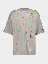 Maison Mihara Yasuhiro Grey Price Tag Sticker Printed T-Shirt