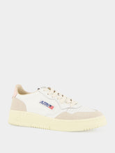 Autry White and Powder Pink Medalist Sneakers