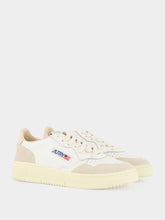 Autry White and Powder Pink Medalist Sneakers