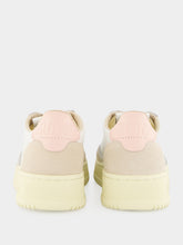 Autry White and Powder Pink Medalist Sneakers