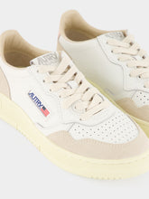 Autry White and Powder Pink Medalist Sneakers
