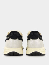 Autry Silver White and Black Reelwind Sneakers