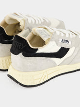 Autry Silver White and Black Reelwind Sneakers