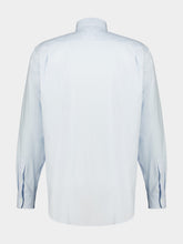 Auralee Light Blue Washed Finx Twill Cotton Shirt