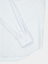Auralee Light Blue Washed Finx Twill Cotton Shirt