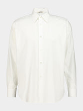 Auralee White Washed Finx Twill Cotton Shirt