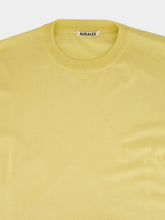 Auralee Yellow Beige Giza Knit Jumper