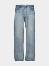 Auralee Light Indigo Wide Denim Pants