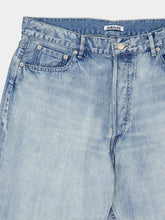 Auralee Light Indigo Wide Denim Pants