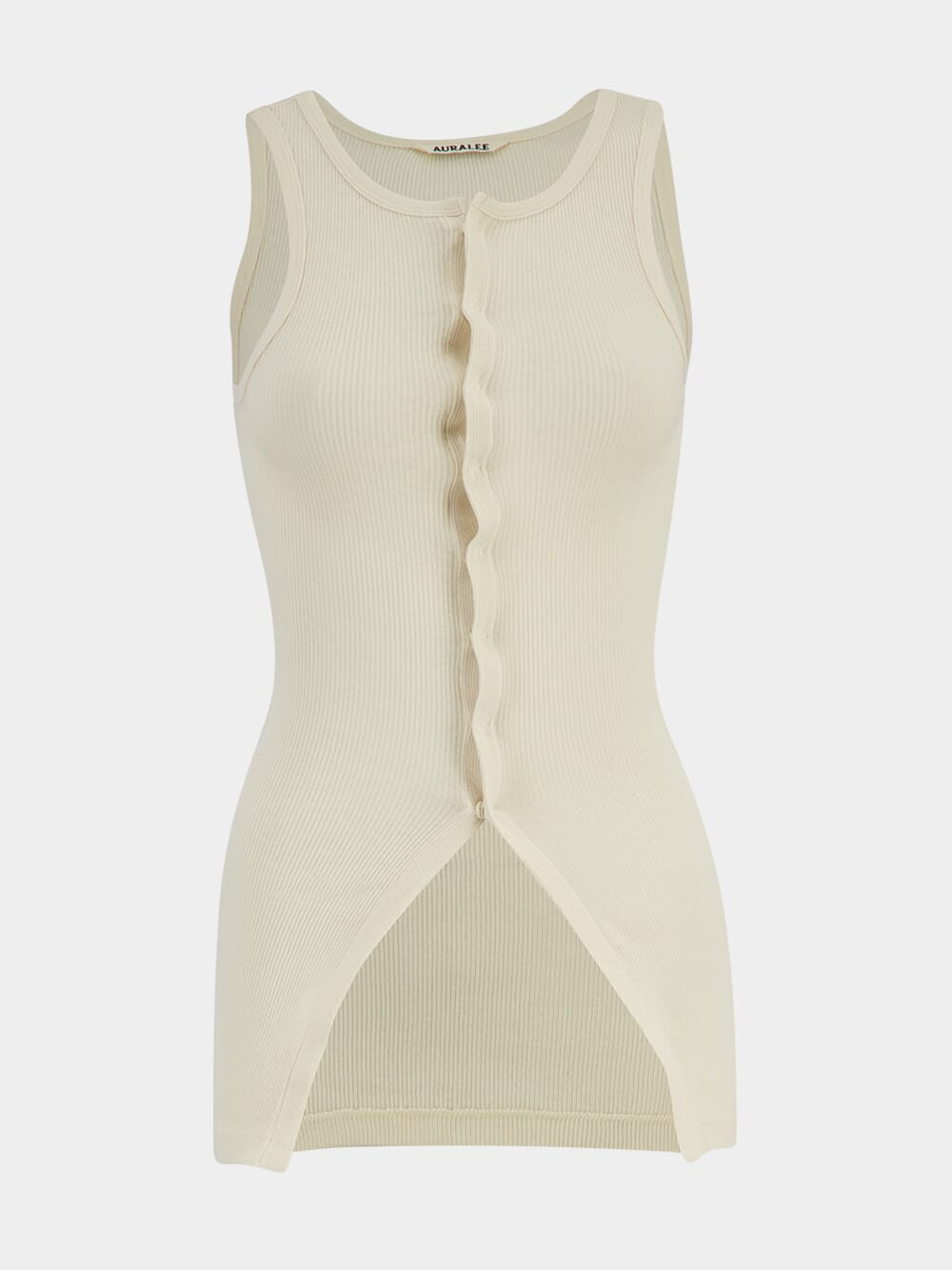Auralee Ivory Organic Rib Tank Top | Fashion Clinic Auralee Ivory Organic Rib Tank Top | Fashion Clinic